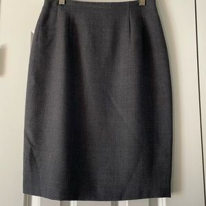 Dark Grey Wool Skirt